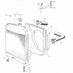 Split-tegning MF135, kler+skjold+tilbehr
