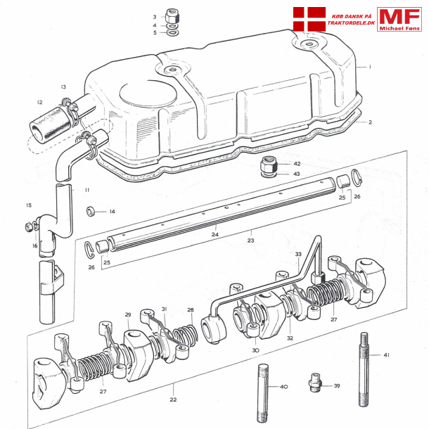 MF135, vippetj+dksel+tilbehr