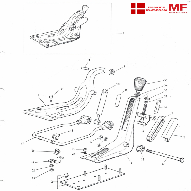 Tidlig type Fritzmeier-sde, 1965-jan1969. MF100-linie
