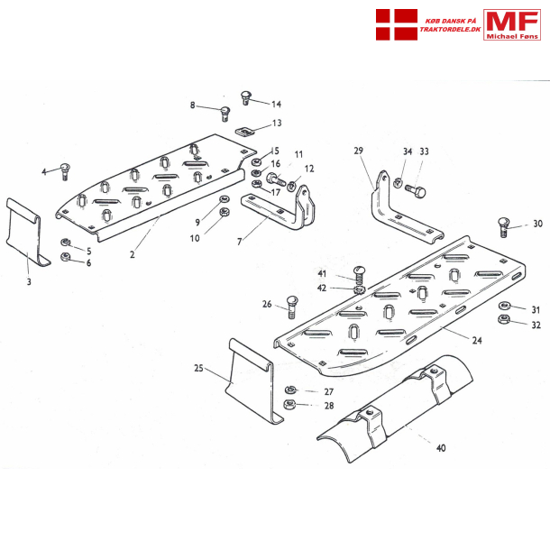 MF135, trinbrdter+beslag+tilbehr