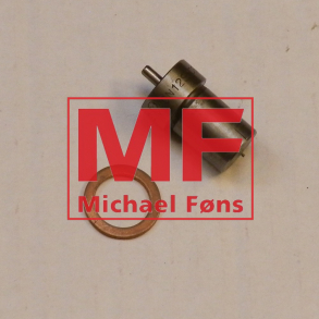 Dysespids med kobberskive, International B-serie. Tapdyse.