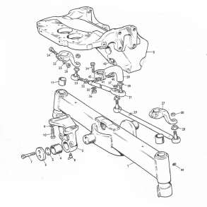 MF65Industrifortj; styrekugler, arme og bsninger samt enkeltdele