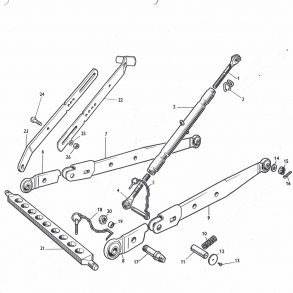 MF65; Normal-Duty liftarme, topstang og tilbehr samt enkeltdele