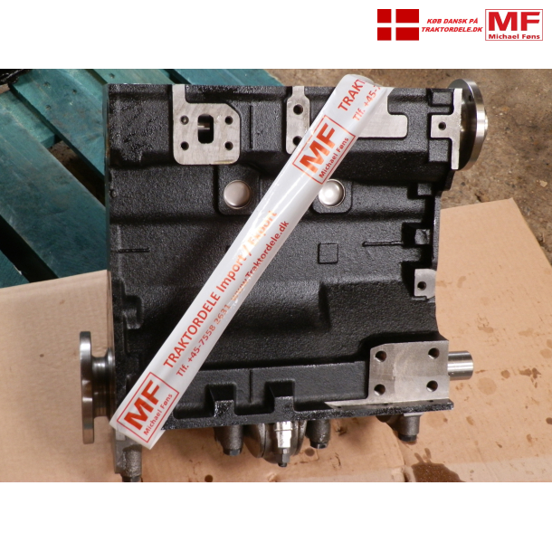 Forings-udskiftning og boring samt honing og planing af blok. 3-cyl Perkins 