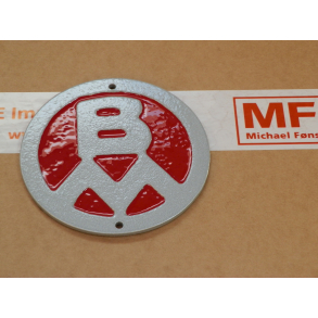 Frontemblem, BM-logo i stbt alu, frdigmalet herfra.  