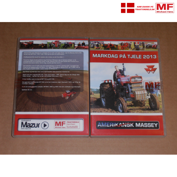 RESTLAGER: Til Massey-fanatikerne har jeg denne DVD fra Markdag p Tjele 2013. Den skal ses!