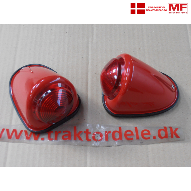 EGENPRODUKTION: Baglygte-st, "Drbe-lygter". Leveres frdigmalede MF-rd. 