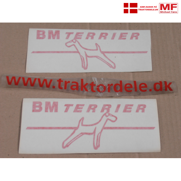 Transfers-s�t, BM-Terrier, s�t med H�jre/Venstre. Lgd. 38cm