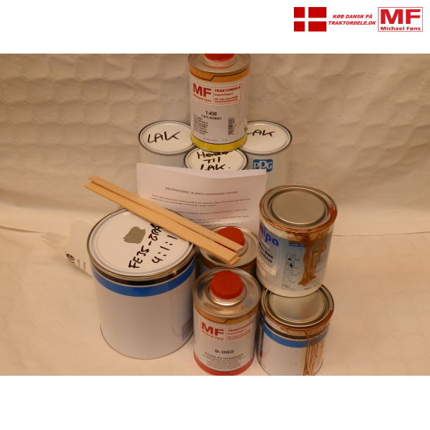 Ferguson Guldfugl-malings-st, 2-Komponent st med gr og guld samt klarlak etc.