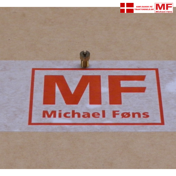 Tomgangs-dyse til hus stemplet "1608" , Zenith28G. Dyse med LILLE hul...