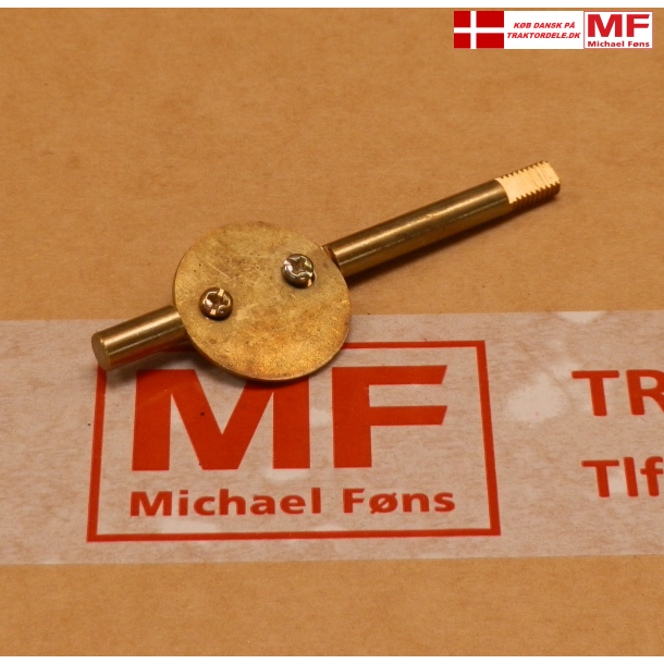 Gasspjlds-aksel med spjld. 28G og 28G-2