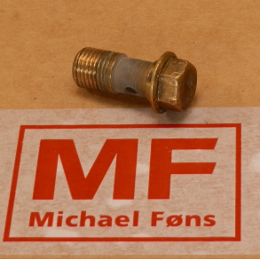 Banjobolt til benzin-rr, MF35/135. 