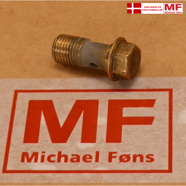 Banjobolt til benzin-rr, MF35/135. 