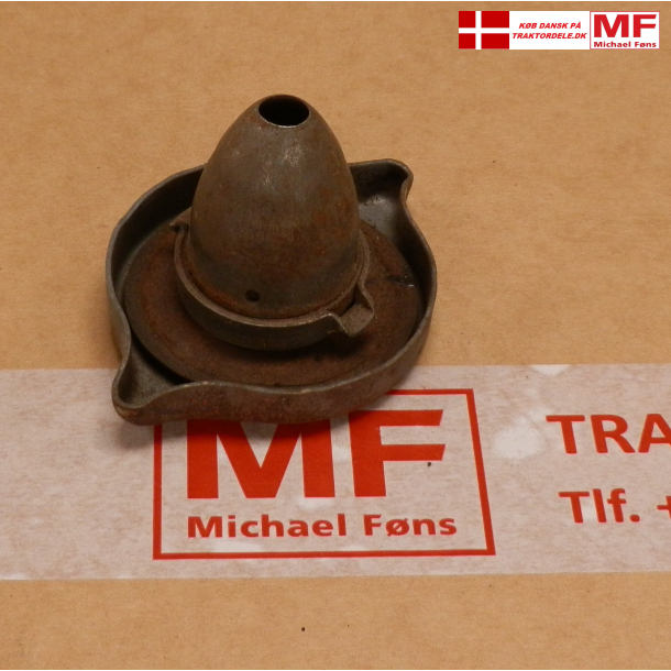 Tankdksel med udvendig lsetapper til gl. model tank, FE35.