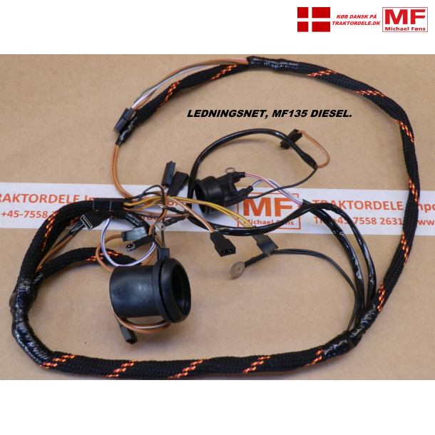 Ledningsnet i OK-kvalitet, til MF135/Diesel, dynamo-type. 