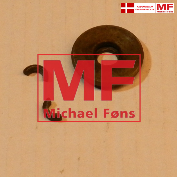 BRUGT Ventil-ls og skive, til udstdningsventil, MF35Benzin og Standard23C-diesel