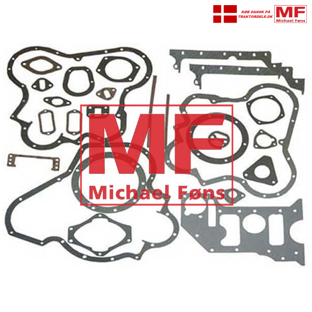 Motorbloks-paknings-s�t, Perkins AD3.152 med pakd�se-t�tning. Kpl. s�t med pakd�ser.