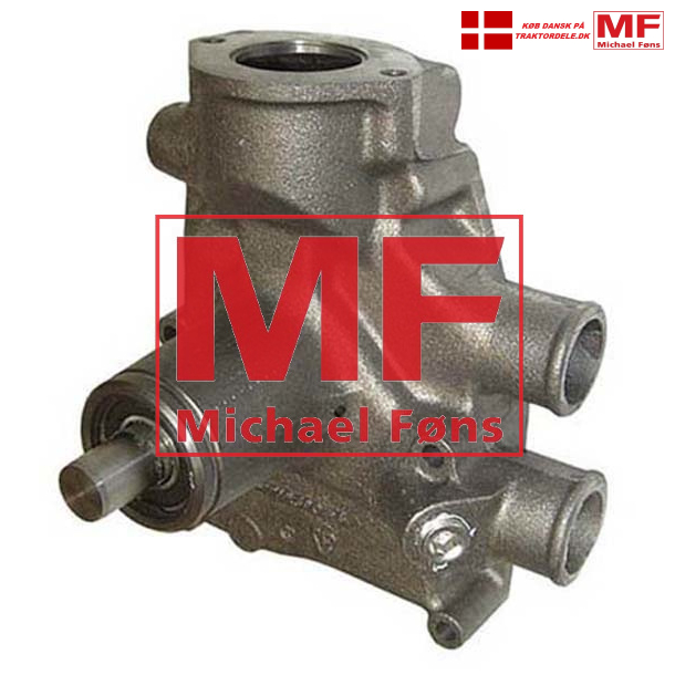 Vandpumpe med pakninger men  uden remskive, Massey-Ferguson 1080 og MF595 samt MF698