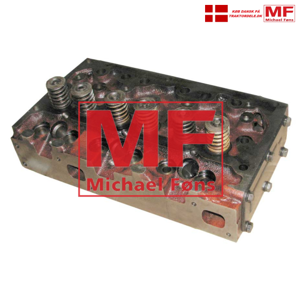 Topstykke med ventiler, MF135Diesel +MF240+MF550 samt Volvo 400 og T430