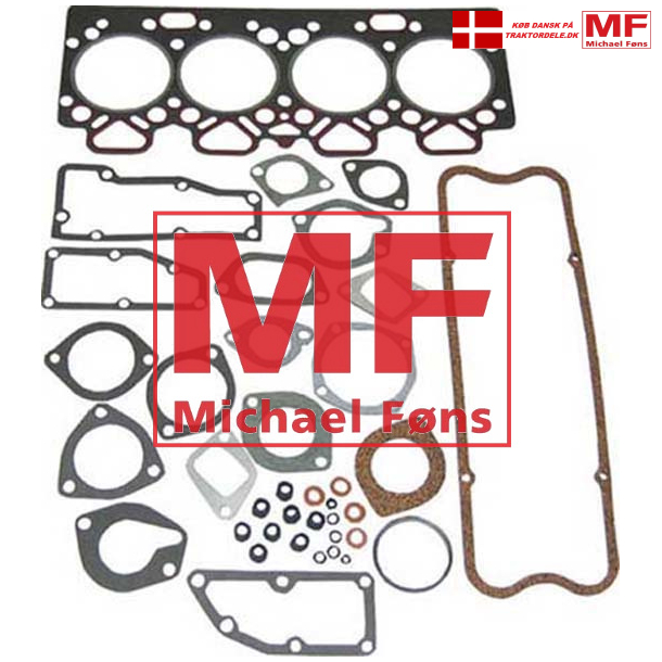 Toppaknings-st til Perkins AD4.236 og AD4.248 med foringer med plan top.