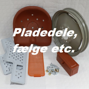 PLADEDELE, FÆLGE & FØRERHUS-DELE